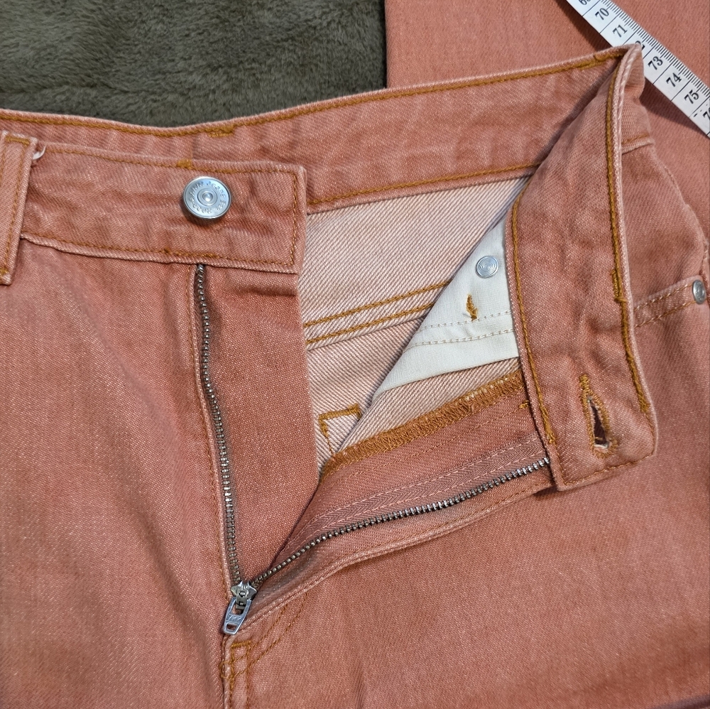 ๐๏ธ GANNI Pink Yarn-Dyed Straight Jeans - Picture 9 of 14